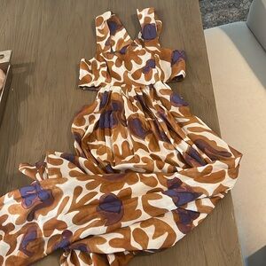 Pattern maxi dress